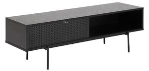 ACTONA TV stolík Angus − čierna 44,5 × 140 × 40 cm