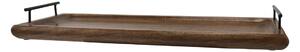 Servírovací podnos s rukoväťami Mango Wood 65 cm