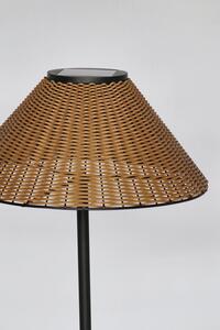 MUZZA Solární stojací lampa Kalya 160 cm přírodní