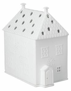 Porcelánový svietnik domček Cottage White