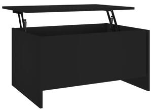 Konferenčný stolík čierny 80x55,5x41,5 cm spracované drevo
