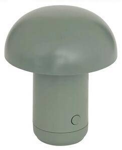 LED stolná lampa FUNGHI 11,2 cm, zelená