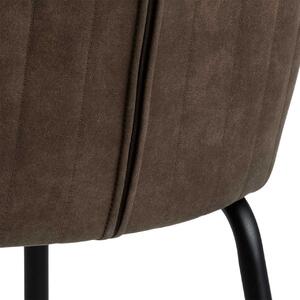 Jedálenská stolička Patricia – hnedá 82 × 47 × 44 cm ACTONA
