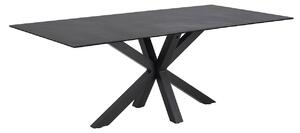 ACTONA Jedálenský stôl Heaven − čierna 75,5 × 160 × 90 cm