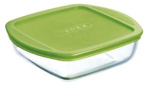 Žiaruvzdorná nádobka s vekom Uvar & Ulož 20 x 17 x 5,5 cm PYREX