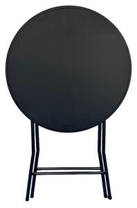 TENTino Okrúhly bistro stolík koktejlový 80 cm IVAN BLACK