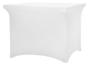 TENTino Elastický poťah na skladací stôl 87x87 cm VIAC FARIEB Farba obrusu: BIELA / WHITE