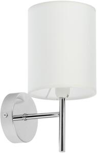 Candellux Yan nástenná lampa 1x40 W biela-chrómová 21-45249