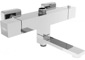 Mexen CUBE termostatická vaňová/sprchová batéria, chrómová, 77910-00