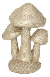 Dekorácia Golden Mushrooms 12cm