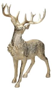 Dekorácia Deer 42x20x49cm gold