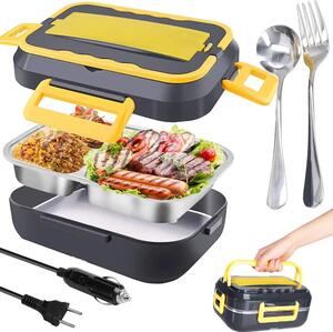 VERK Ohrievací box na jedlo 12V/220V - černý