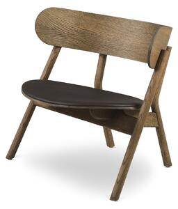 NORTHERN Kreslo Oaki Lounge Chair, Smoked Oak