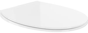 Mexen Egg doska pomaly zatvárajúca slim, duroplast, biela lesklá - 39243000