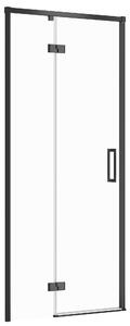 Cersanit Larga sprchové dvere 90 cm výklopné čierna matná/priehľadné sklo S932-128