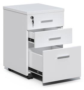 Kancelárska zostava 2 osoby Houseland Prime Max 01 140 cm biela