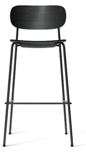 AUDO (MENU) Barová stolička Čo Bar Chair, Black Oak