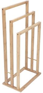 Mexen Bamboo stojaci vešiak na uterák, prírodný bambus - 701342-00