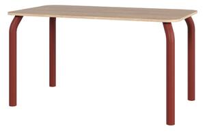 Jedálenský stôl s doskou v dubovom dekore 80x140 cm Meko – noo.ma