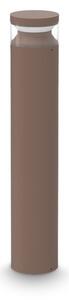 Ideal lux 346700 BOEING vonkajšie stojanové svietidlo/stĺpik V700mm LED 14W 1700/300lm 3000K IP65 hnedá