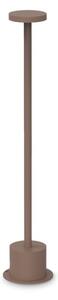 Ideal lux 347783 TOFFEE vonkajšie stojanové svietidlo/stĺpik V500mm LED 8W 900/540lm 3000K IP65 hnedá