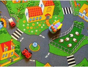 Dětský koberec 100x150 cm LITTLE VILLAGE