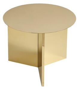 HAY Stolík Slit Table, Round Brass