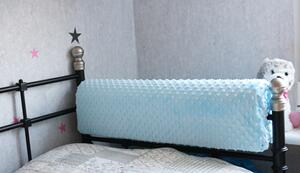 Chránič na posteľ modrý