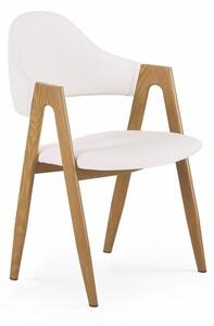 Halmar Jedálenská stolička K247, biela