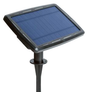 LED stmievateľný solárny reťaz 25xLED/1,5W/3,7/5V 2200 mAh 15 m IP65 čierna + diaľkové ovládanie