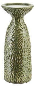 Mondex Keramický svietnik Yarine 25,5 cm zelený II
