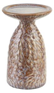 Mondex Keramický svietnik YARINE BEIGE 16,5 cm béžový