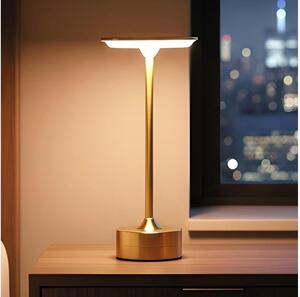 LED Stmievateľná nabíjacia stolná lampa NEW YORK LED/1,8W/5V 1200 mAh zlatá