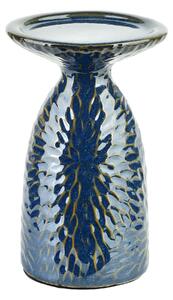 Mondex Keramický svietnik YARINE BLUE 16,5 cm modrý