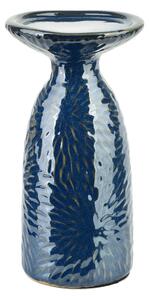 Mondex Keramický svietnik YARINE BLUE 20 cm modrý
