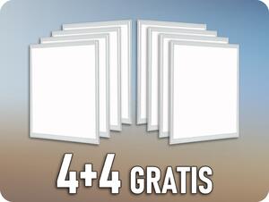V-TAC LED panel s napájacím zdrojom 36W, 4320lm, IP20, 4+4 zadarmo! Farba svetla: Denná biela
