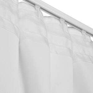 Biely záves na flex páske MILAN 140x300 cm