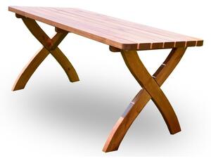 Záhradný jedálenský stôl z borovicového dreva 160x70 cm Strong - Rojaplast