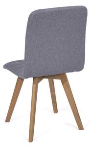 Sivé jedálenské stoličky v súprave 2 ks Veva - Selection