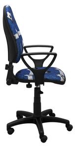 Detská stolička Argo fotbal modrá
