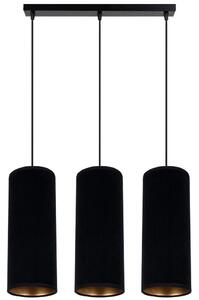 HEXE Luster na lanku AVALO 3xE27/60W/230V čierna HX0081 + záruka 3 roky zadarmo