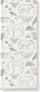 Tapeta Katie Scott Animals krémová