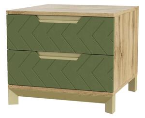 Nočný stolík SCANDY, 50x45x50, bali green