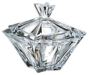 Bohemia Crystal dóza s viečkom Metropolitan 150mm