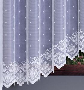 Forbyt, Hotová záclona alebo balkónový komplet, Xenie, biela 300 x 140 cm