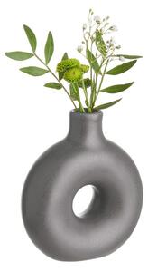 LOOPY Mini váza 10 cm - tm. šedá