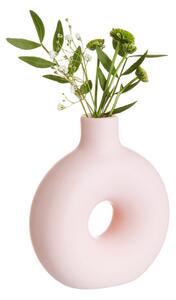 LOOPY Mini váza 10 cm - sv. ružová