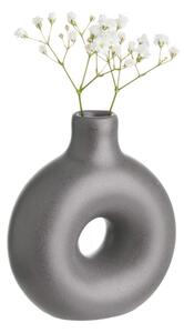 LOOPY Mini váza 8 cm - tm. šedá
