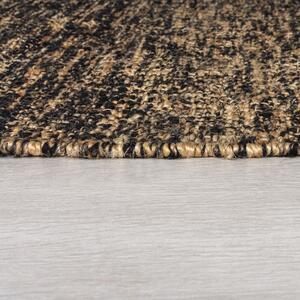 Flair Rugs koberce Kusový koberec Idris Black/Natural - 60x230 cm