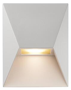 Vonkajšie nástenné svietidlo Pontio 15, šírka 15 cm, biele